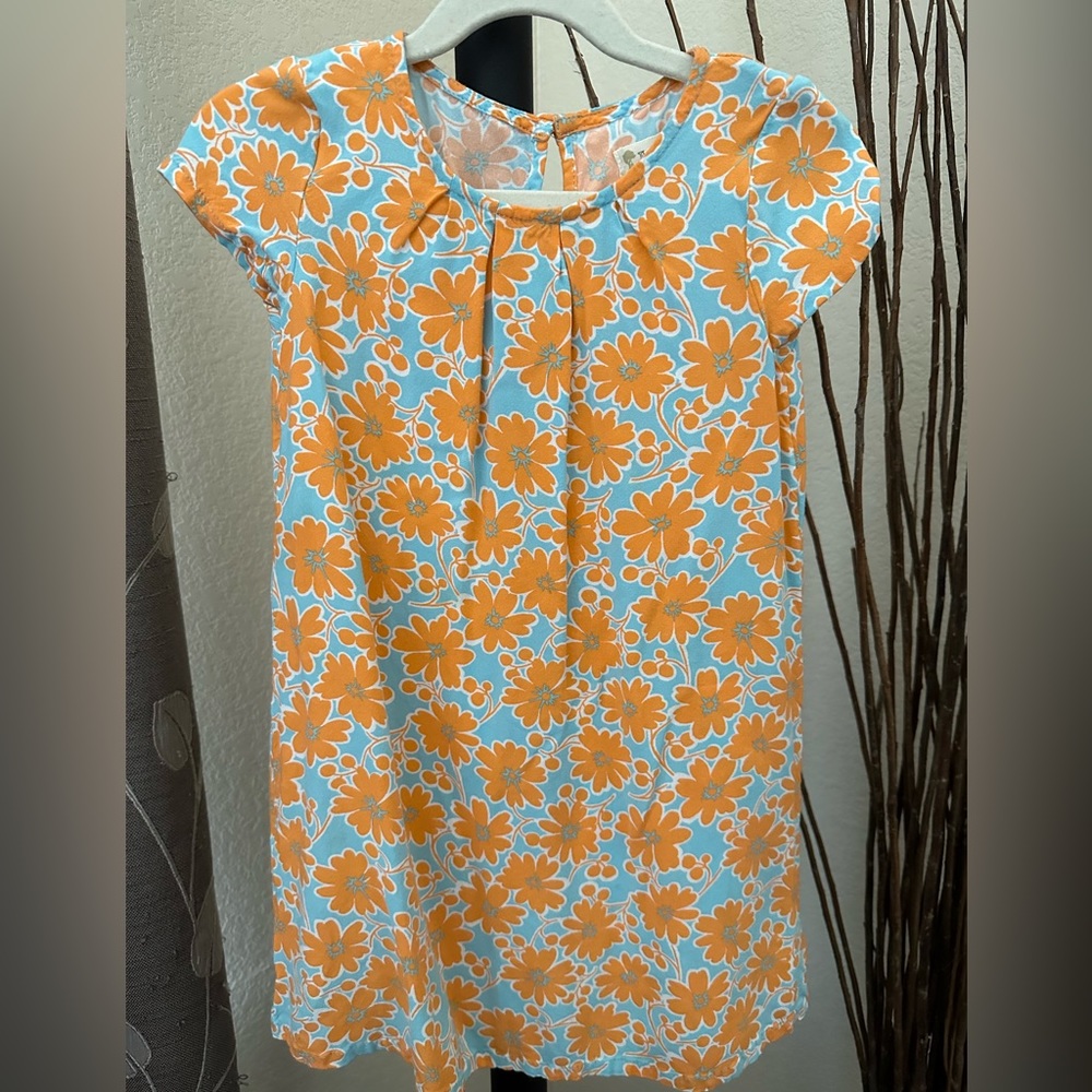 Tucker + Tate | Flower dress | Girls 6 | blue, orange, white
